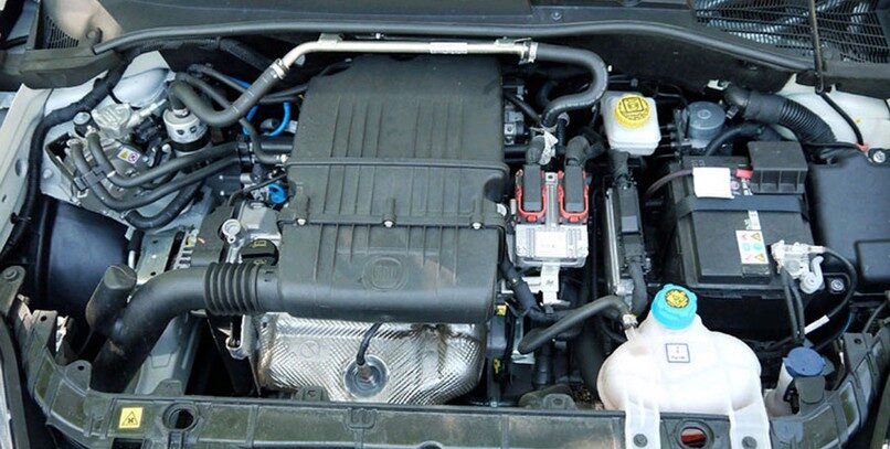 Motor del Fiat Punto GLP Bi Fuel