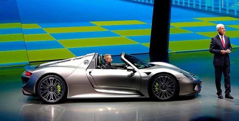Porsche 918 Spyder, debut mundial en Frankfurt 2013