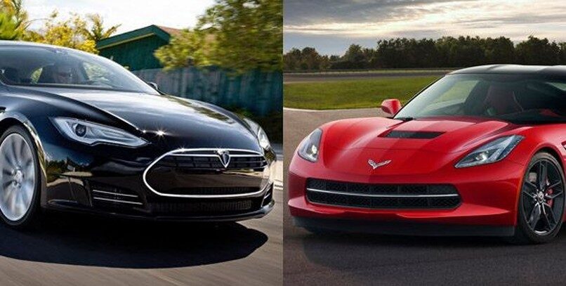 Vídeo: Tesla Model S vs Chevrolet Corvette Stingray