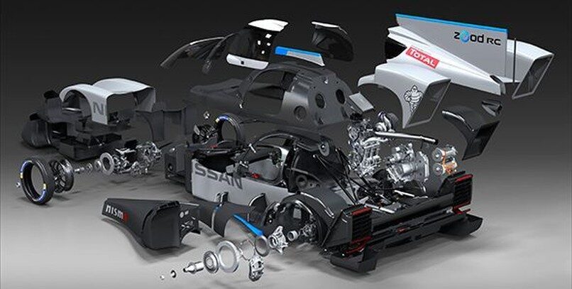 El Nissan Zeod RC muestra sus entrañas ante las 24 Horas de Le Mans 2014