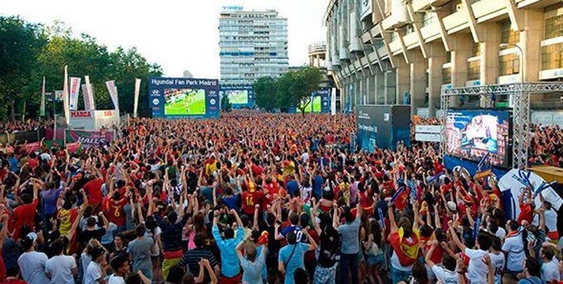 Disfruta del Mundial de Brasil 2014 en el Fan Park de Hyundai en Madrid