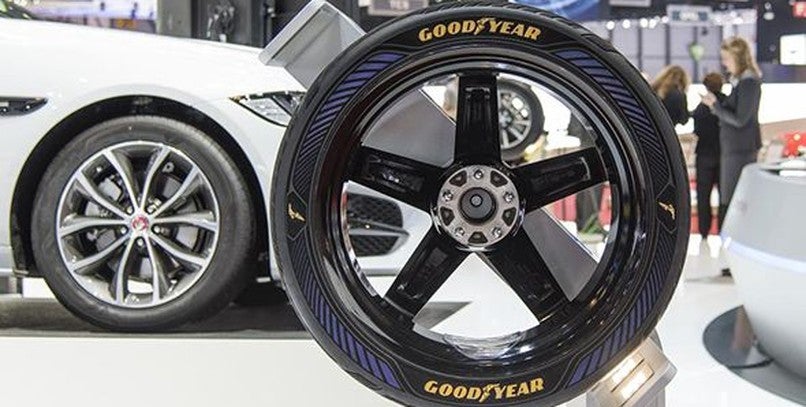 Goodyear presenta en el Salón de Ginebra sus neumáticos IntellGrip, preparados para el coche autónomo
