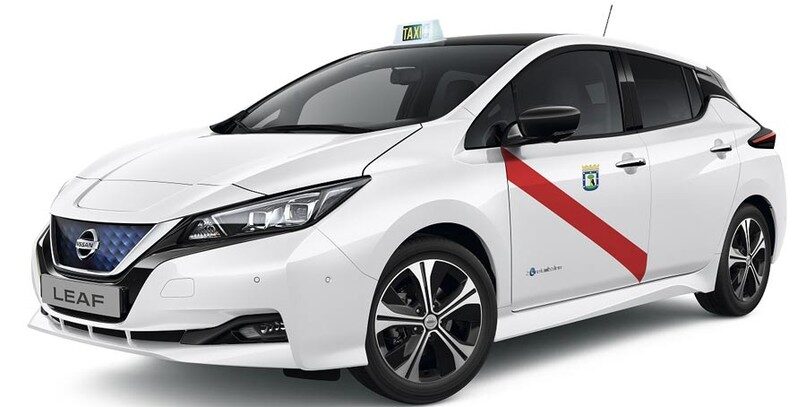 El Nissan Leaf ya podrá trabajar como taxi tanto en Madrid como en Barcelona