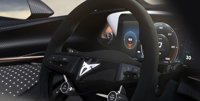 Cupra 100% eléctrico: la marca desvela detalles del interior de su prototipo