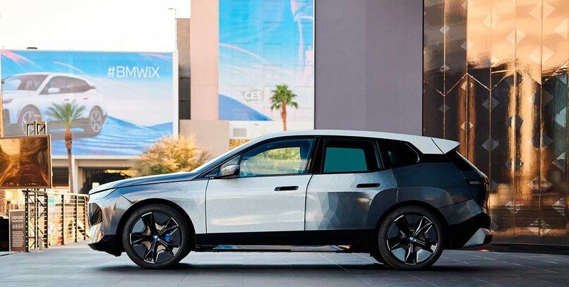 Este BMW iX cambia de color en función de tu estado de animo