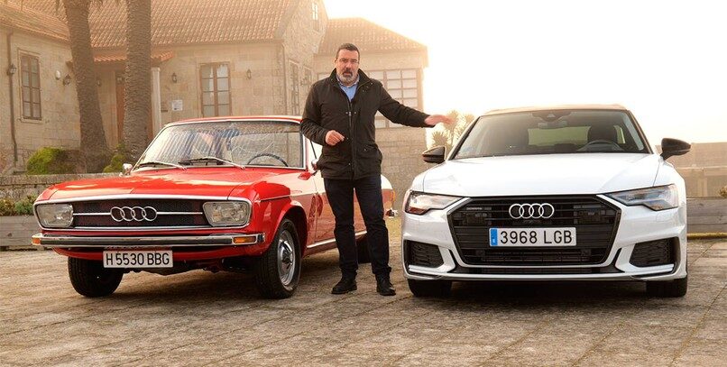 VÍDEO| Prueba Audi A6 55 TFSie vs Audi 100 LS de 1968: 50 años de historia y avances