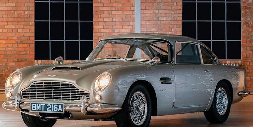 A la venta el Aston Martin DB5 de James Bond en “Sin tiempo para morir”