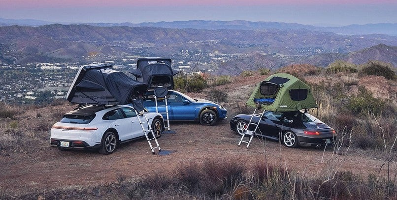 Porsche Taycan Cross Turismo Glamping Experience: del Tequipment a la práctica