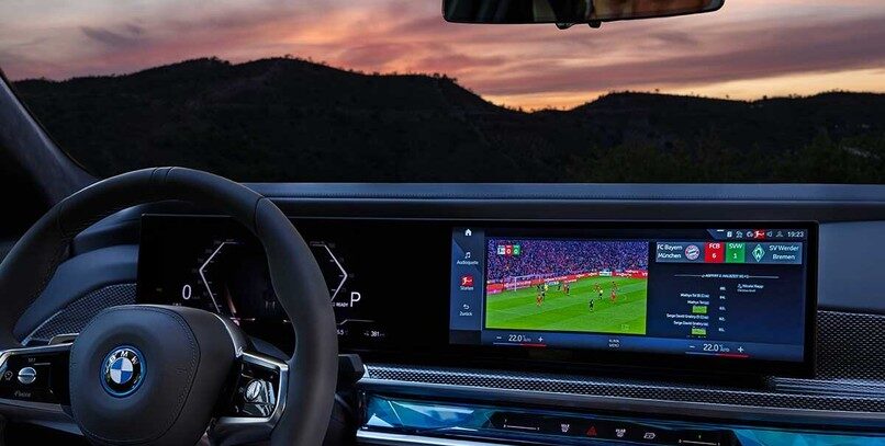 Podrás ver el fútbol desde los asientos del BMW Serie 7