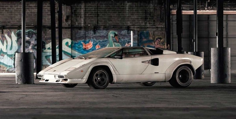 El primer Lamborghini Countach LP500S que salió de fábrica, a la venta