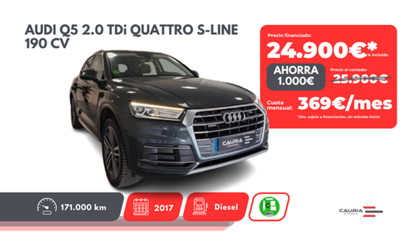 AUDI Q5 2.0TDI S line quattro-ultra S tronic 140kW