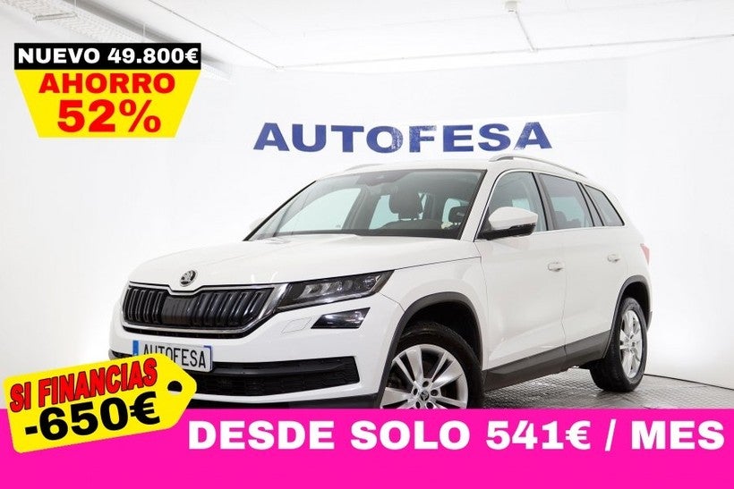 SKODA Kodiaq 2.0 TDI 4X4 190cv DSG7 5P S/S 7 Plazas # NAVY, CUERO, FAROS LED, PARKTRONIC