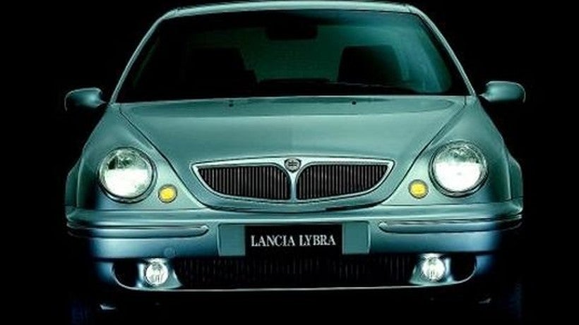 1999 Lancia Lybra Left Side Front Headlight - White Arrow Type (46813514)