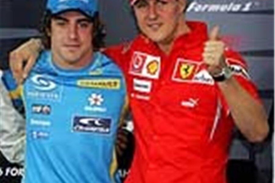 Alonso, segundo en la victoria número 85 de Michael Schumacher