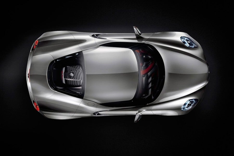 El motor del 4C, turboalimentado de 1,7 litros, irá situado en posición central.