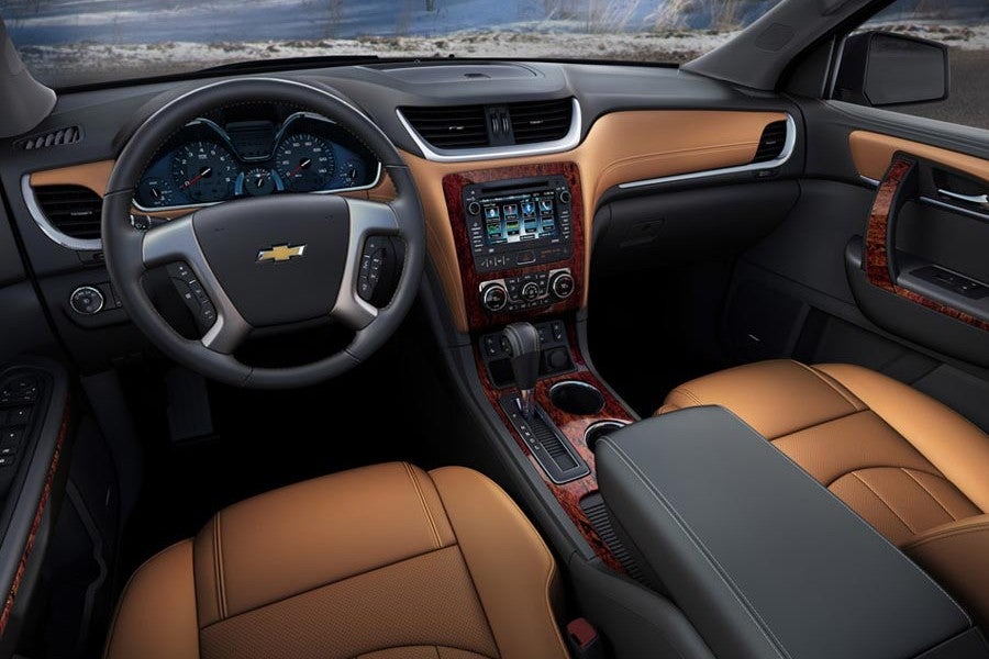 Mejores materiales en el interior del nuevo Chevrolet Traverse.