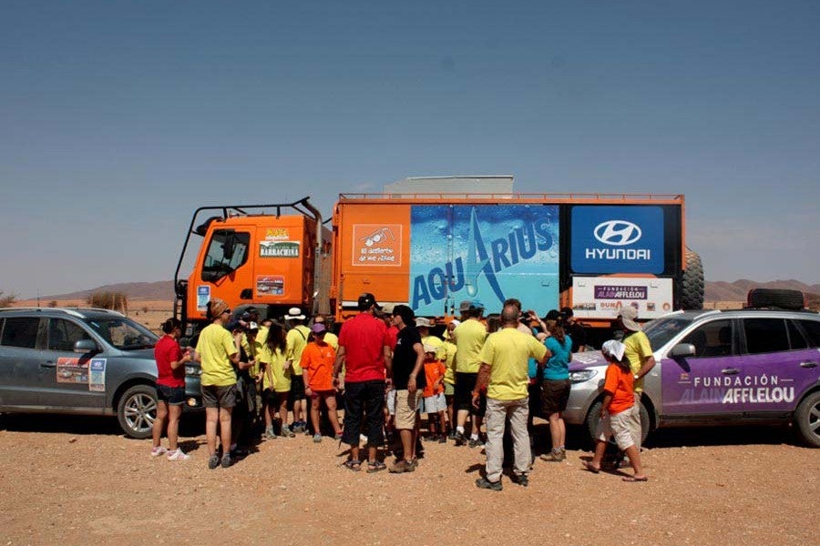 La llegada de la caravana de El Desierto de los Niños es muy esperada en Marruecos.