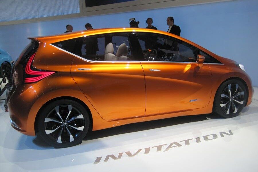 Algunos elementos como las llamativas llantas cambiarán en la versión comercial del Nissan Invitation.