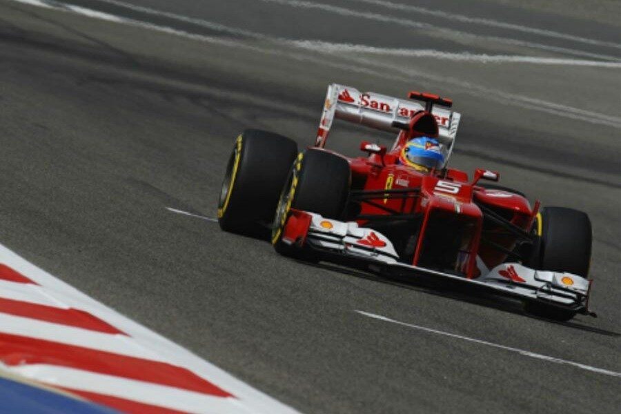 Fernando Alonso acabó en séptima posición en el GP de Bahrein.