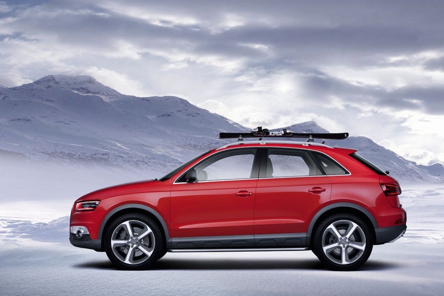El Q3 Red Track es ideal para los amantes de la nieve.