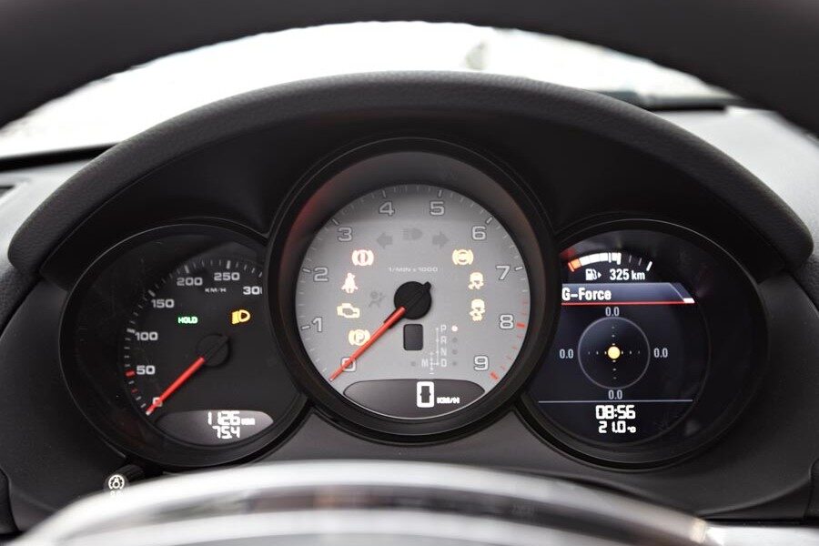 Cuadro de mandos del nuevo Porsche Boxster.