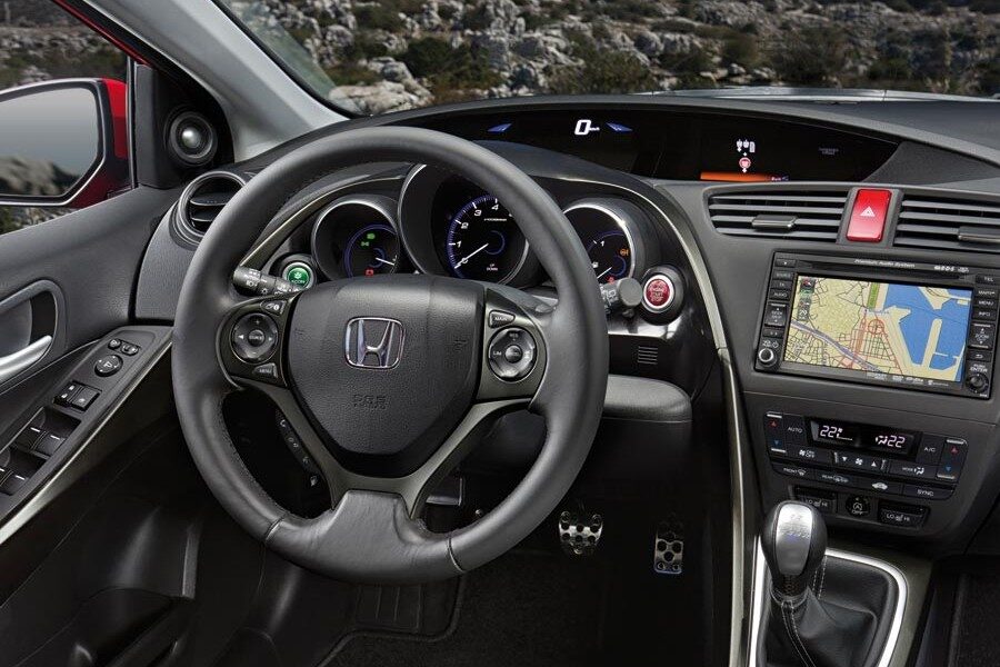 Interior del nuevo Honda Civic.