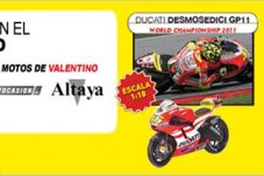 Colecciona las motos de Valentino Rossi con Altaya