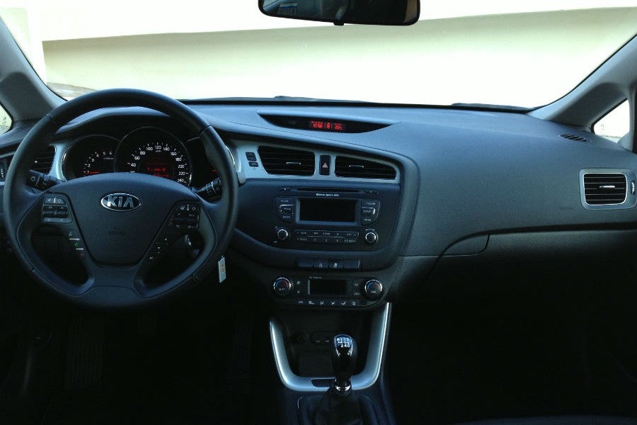 Los materiales del interior del Kia Cee’d sorprenden por su calidad.