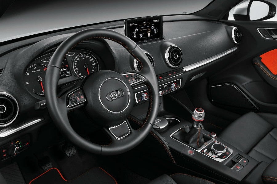 El interior del Audi A3 Sportback es muy similar al de la versión de tres puertas.