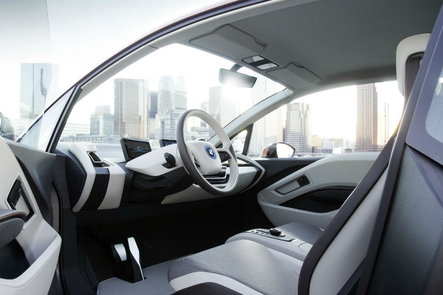 El interior del BMW i3 Concept Coupé es más cercano a la serie de lo que habíamos visto hasta ahora.