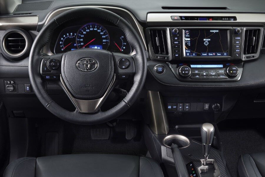Interior del nuevo Toyota RAV4.