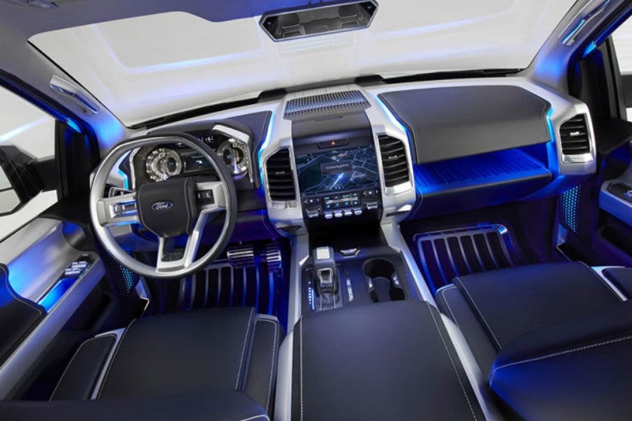 Así es el interior del nuevo Ford Atlas Concept.
