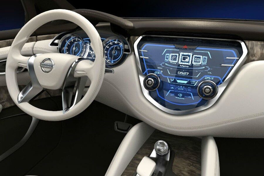 Interior del Nissan Resonance: futurista, como buen concept que es.