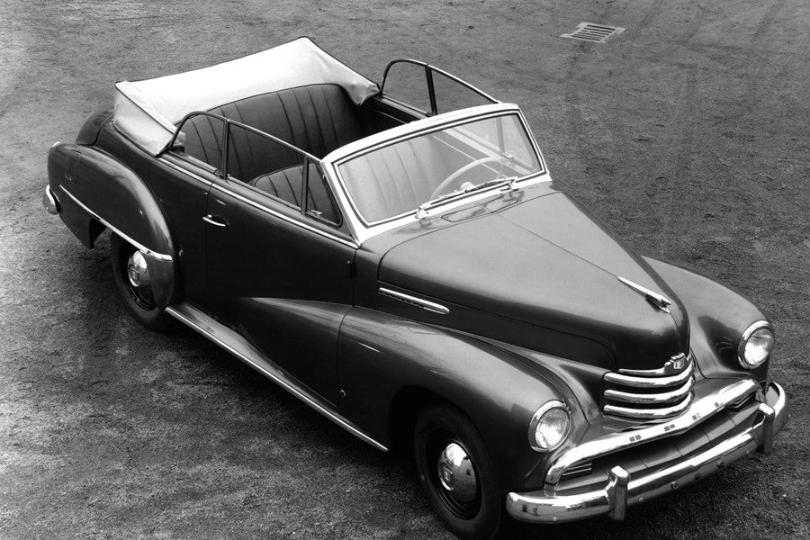 La tradición de los descapotables de Opel ya existía en los años 50.