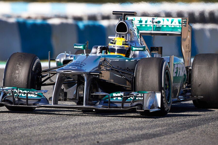 Rosberg consiguió el mejor tiempo.