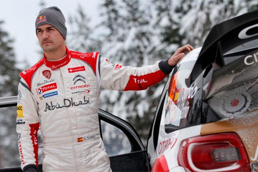 Dani Sordo no pudo acabar el Rallye de Suecia.