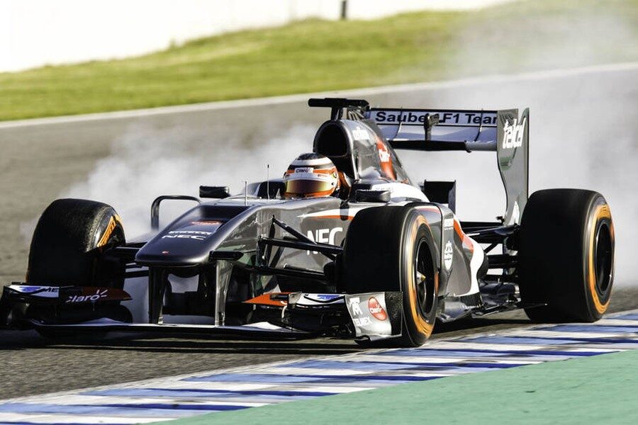 Nico Hulkenberg debutó al volante del Sauber.