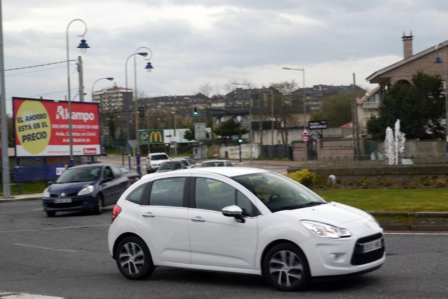 El Citroën C3 está muy cómodo en la ciudad.