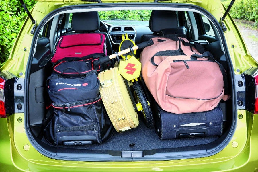 La capacidad del maletero del Suzuki SX4 S-Cross aumenta de forma exponencial respecto al modelo anterior.