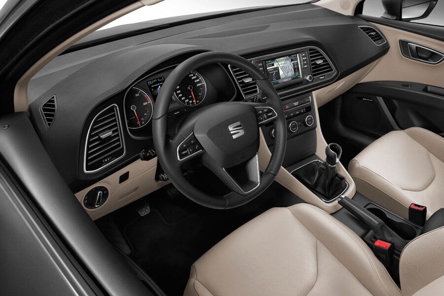 El interior del Seat León ST está muy bien rematado.