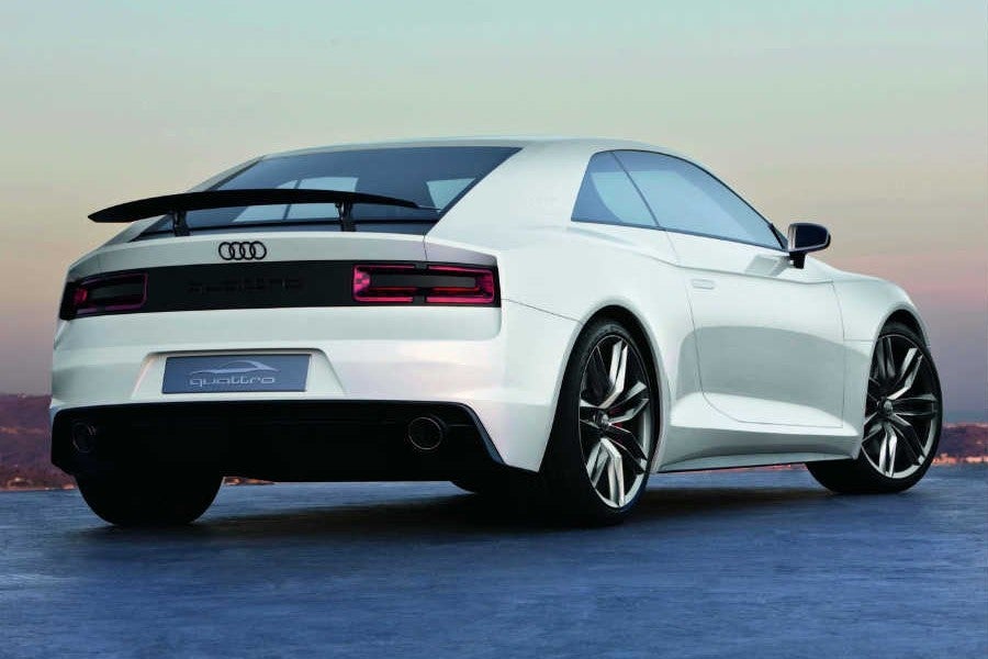 El aspecto definitivo del Audi Quattro variará respecto a esta versión presentada en París 2010.