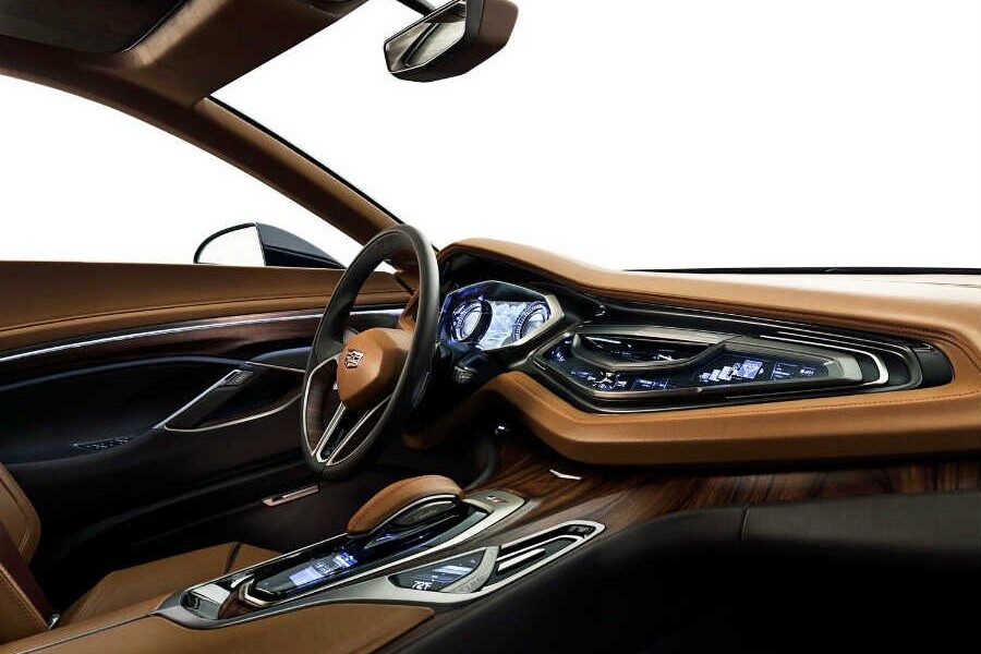 El interior del Cadillac Elmiraj Concept destaca por su elegancia.