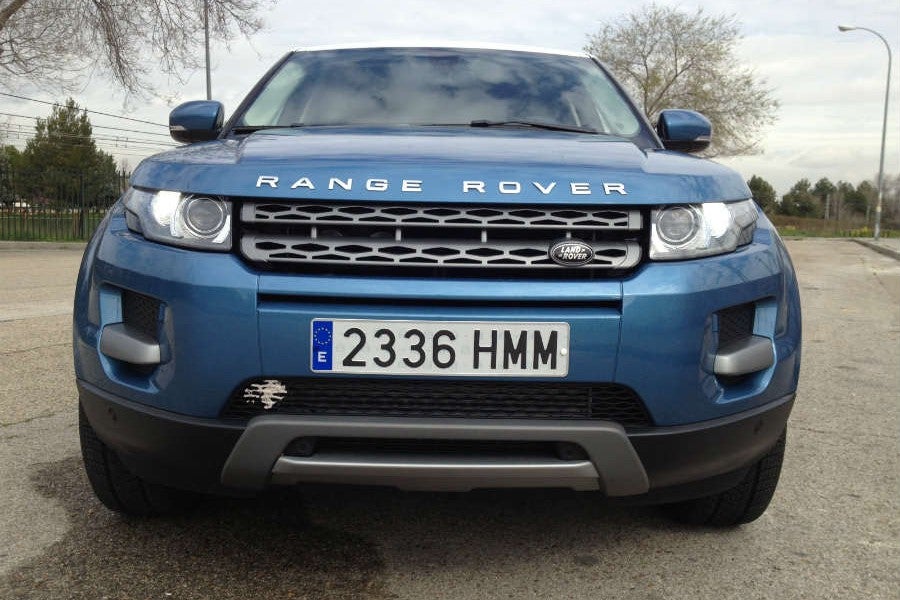 El frontal del Range Rover Evoque impresiona.
