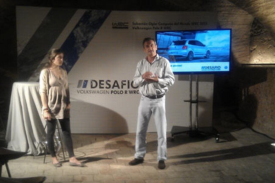 Luis Moya, integrante del equipo Volkswagen Motorsport, nos explicó algunas de las características del coche.