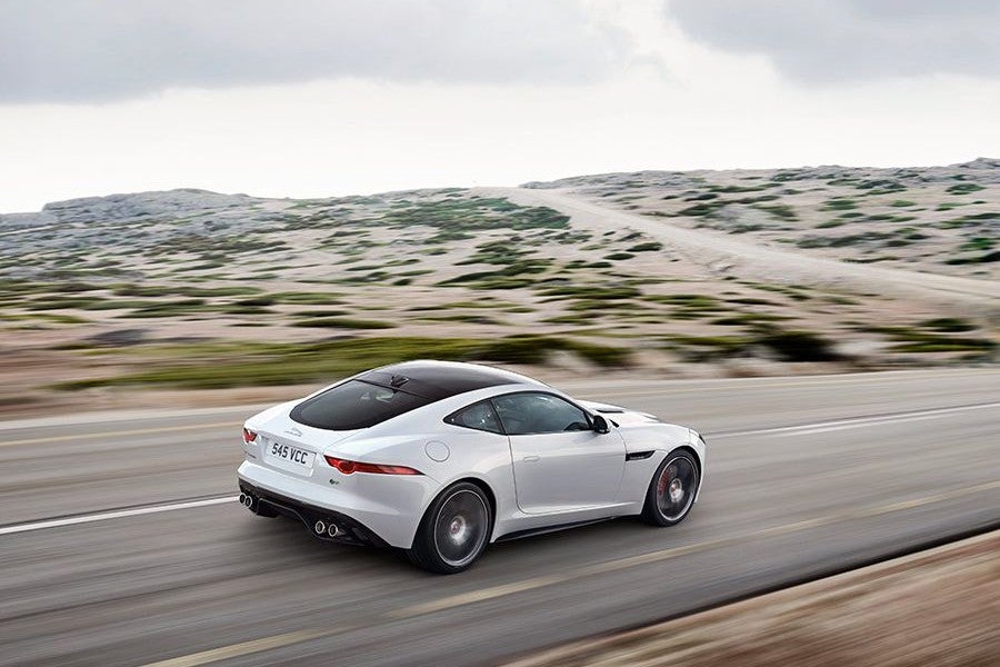 La silueta del F-Type Coupé es muy atractiva.
