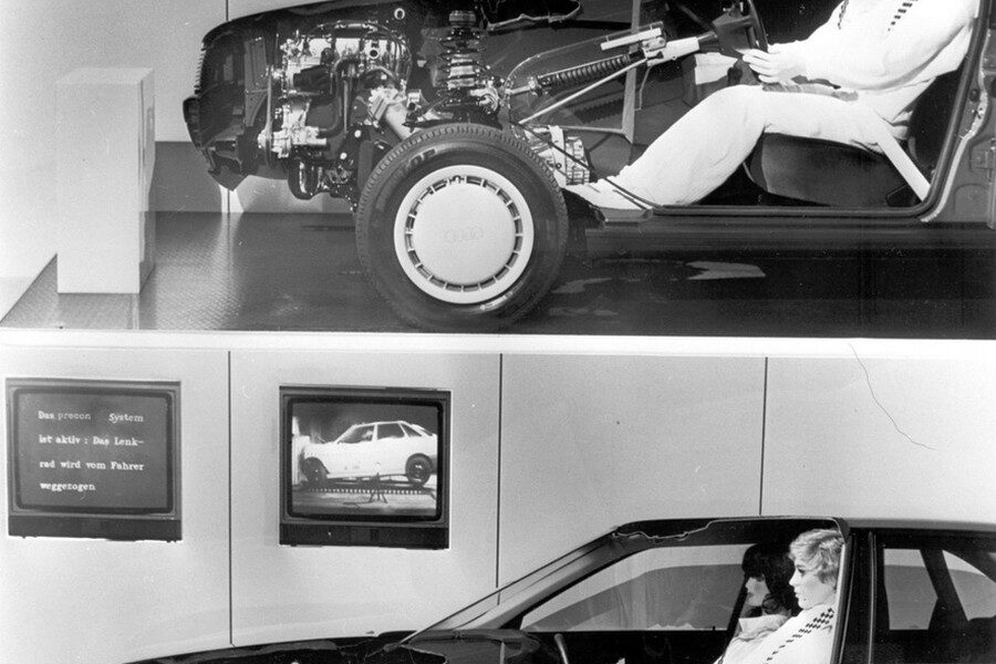 Audi, 75 años realizando pruebas de choque. 