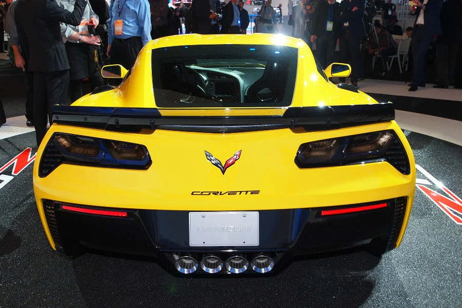 La zaga del Corvette, con los cuatro tubos de escape juntos, sigue siendo su parte más espectacular.