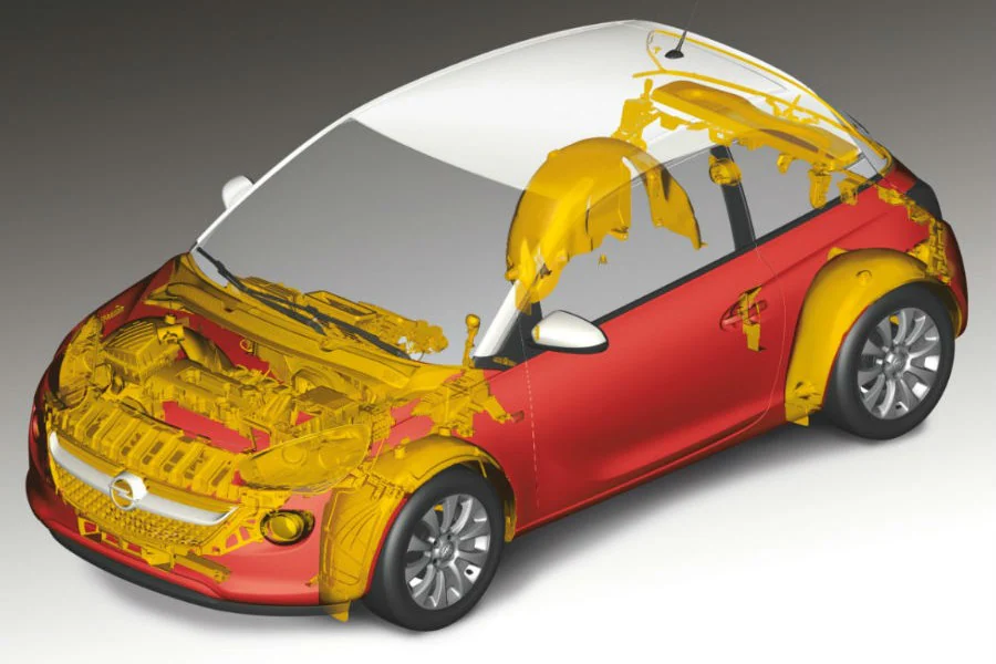 El Opel Adam cuenta con una gran cantidad de materiales reciclados en su interior.