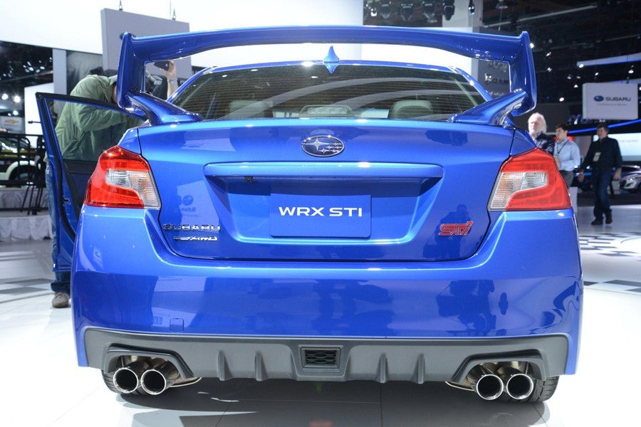 La zaga del Subaru WRX STi impresiona por sus formas.