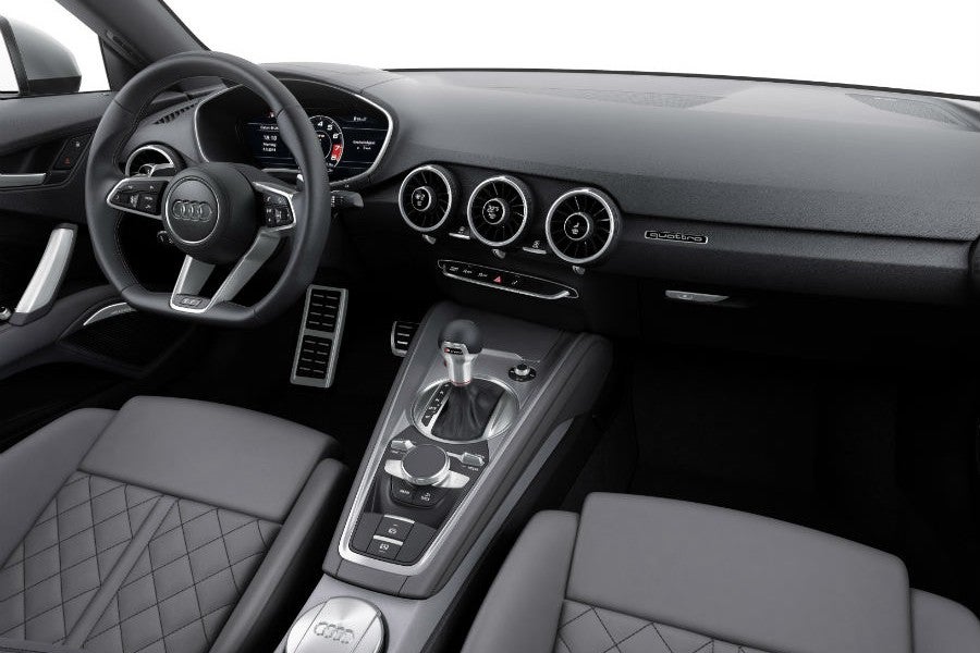 Sobrio y deportivo, así es el aspecto estético del interior del Audi TT.